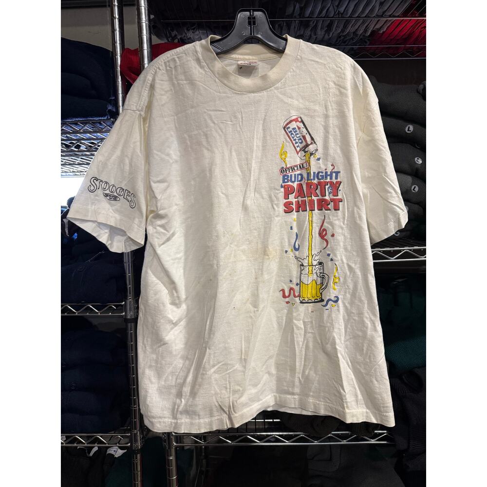 Vintage Bud Light Official  Beer Party Shirt - Size X-Large